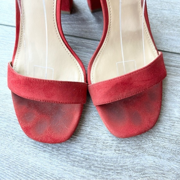 Michael KORS Francine Block Heel Strappy  Sandal in scarlet - Picture 13 of 15